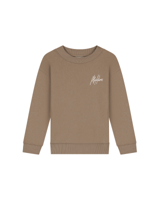 Malelions winter sweater meisjes - choco bruin - Tribe - thumbnail