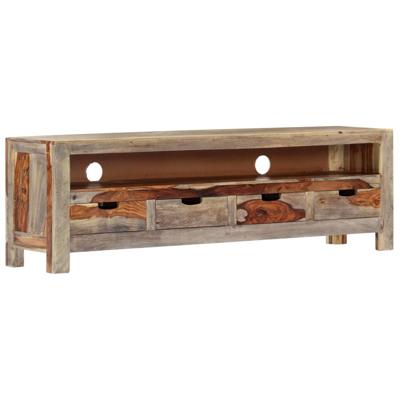 TV-meubel 130x30x40 cm massief sheeshamhout