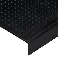 VidaXL Trapmatten 10 st 25x75 cm rubber - thumbnail