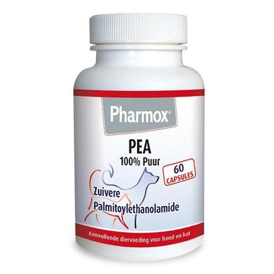 Pharmox HK PEA 100% Puur voor hond en kat 60 tabletten Pharmox HK PEA 100% Puur voor hond en kat 60 tabletten