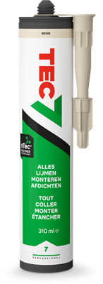 Tec7 patroon universele kit 310ml beige - 535906000