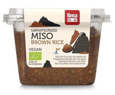 Lima Brown rice miso ongepasteuriseerd bio 300 Gram