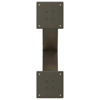 Salontafelpoten 2 st X-vormig 50x(30-31) cm staal naturel - thumbnail