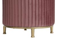 Voetensteun DKD Home Decor Fluweel 60 x 60 x 45 cm Hout MDF - thumbnail