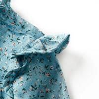 Kinderjurk met lange mouwen 140 blauw - thumbnail