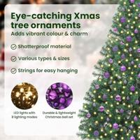 VidaXL Kunstmatig voorverlicht kerstboom met 300 led groen 240 cm pvc - thumbnail