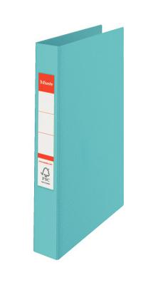 Esselte Colour&apos;Breeze ringmap, 2 ringen, PP, ft A4, met harde kaft, blauw