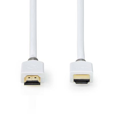 Nedis High Speed ??HDMI-Kabel met Ethernet | 3 m | Wit | 1 stuks - CVBW34000WT30 CVBW34000WT30