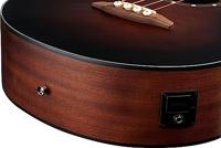 Ortega D7E-BFT-4 Deep Series 7 Medium Scale Bass Bourbon Fade elektrisch-akoestische bas - thumbnail