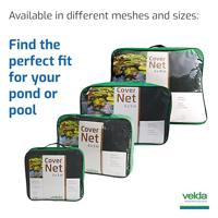 Velda Vijvernet 2x3m Extra Sterk - Afdeknet tegen Bladeren/Reigers, Duurzaam & Onzichtbaar - thumbnail