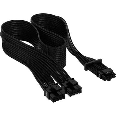 Corsair Premium Sleeved PCIe 5.0 12VHPWR PSU Adapterkabel Corsair Premium Sleeved PCIe 5.0 12VHPWR PSU Adapterkabel