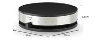 HKoeNIG KREP29 Crepiere 33cm - Temperatuur tot 230°C - 1300W - Antiaanbaklaag - Verwarmingsindicator - RVS band - thumbnail