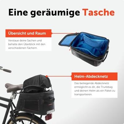 New looxs varo trunkbag - waterdichte schoudertas, zwart - thumbnail