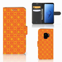 Samsung Galaxy S9 | Telefoon Hoesje | Batik Oranje - thumbnail