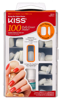 Kiss 100 Full Cover Nails Short Square - thumbnail