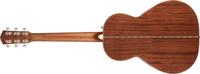 Fender PS-220E Parlor All Mahogany Aged Cognac Burst elektrisch-akoestische westerngitaar met koffer - thumbnail