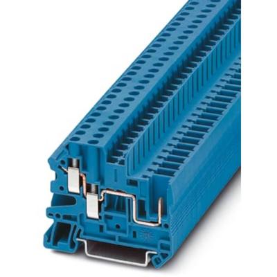 Phoenix Contact 3060270 Doorgangsklem 6.2 mm Schroeven Blauw 50 stuk(s)