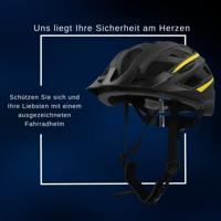 FISCHER FAHRRAD Urban Montis Fietshelm Zwart Confectiemaat: S/M Hoofdomvang: 52-59 cm - thumbnail