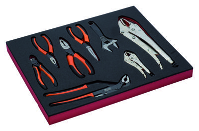 Bahco Foaminlay Fit&Go 2/3 met tangen - 8-delig - FF1F4001