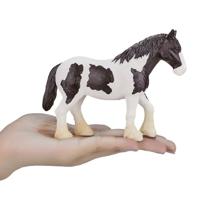 Mojo horse world clydesdale horse zwart-wit 387085 - thumbnail