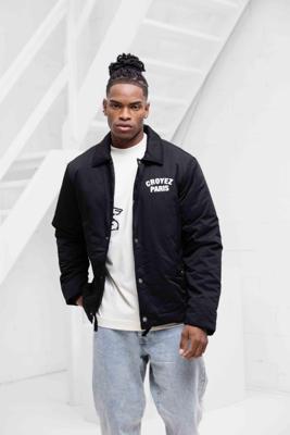 Croyez Paris Padded Coach Jas Heren Zwart - Maat S - Kleur: Zwart | Soccerfanshop