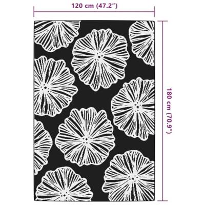 VidaXL Buitenkleed arakil 120x180 cm pp groen - thumbnail