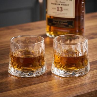 Whiskey on the rocks glazen (set van 2)