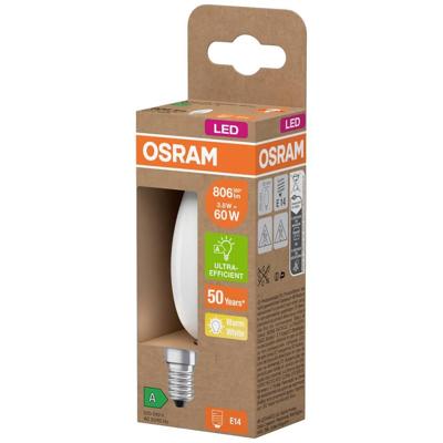 OSRAM HOMELIGHTING 4099854255717 LED-lamp Energielabel A (A - G) E14 Kaars 3.8 W = 60 W Warmwit (Ø x h) 35 mm x 35 mm 1 stuk(s)