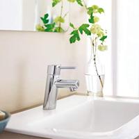 Grohe Concetto wastafelkraan zonder waste medium chroom - thumbnail