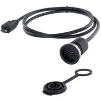 USB 2.0 bus Micro-B Chassisbus, inbouw Encitech M16 1310-1013-05 encitech 1 stuk(s) - thumbnail