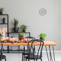 TFA Dostmann 60.3079.15 Wandklok Kwarts 255 mm x 255 mm x 35 mm x 255 mm Grijs - thumbnail