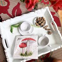 Ambiente Servetten 33x33cm Paddestoelen - thumbnail