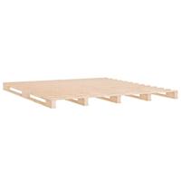 Bedframe zonder matras massief grenenhout 140x190 cm - thumbnail