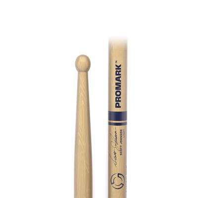 ProMark TXDC17IW Scott Johnson Light Hickory drumstokken met houten tip