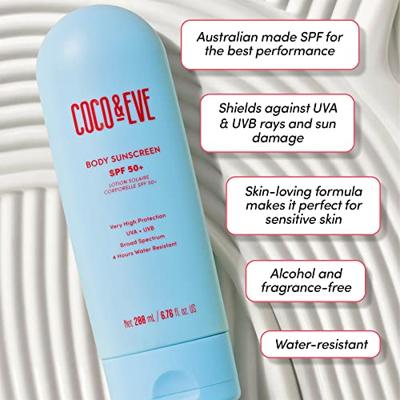 Coco & Eve Body Sunscreen SPF50+