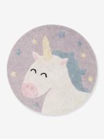 Wasbaar katoenen tapijt Eenhoorn Believe in yourself LORENA CANALS grijs - thumbnail