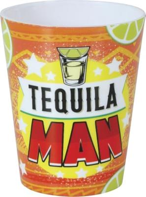 Shotglaasjes Tequila Man Oranje (3st)