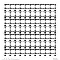 The Crafter's Workshop • template 30x30cm djembe rhythms - thumbnail