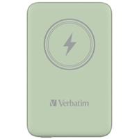 Verbatim Charge n Go Magnetic Wireless Powerbank 10000 mAh Fast Charge, Quick Charge 3.0, USB PD 3.0, Adaptive Fast Charge LiPo USB-C Groen - thumbnail