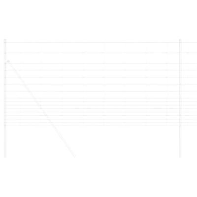 Weidehekwerk Zilver 25 x 1.2 m Gegalvaniseerd staal