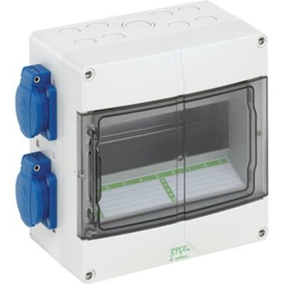 Spelsberg 72930401 STV 904-S Kleine verdeelkast Opbouw (op muur) Aantal groepen: 9 Aantal rijen: 1 Inhoud: 1 stuk(s)