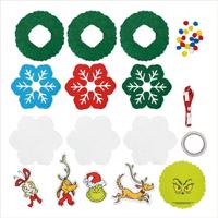 Totum ornamenten vilt grinch - thumbnail