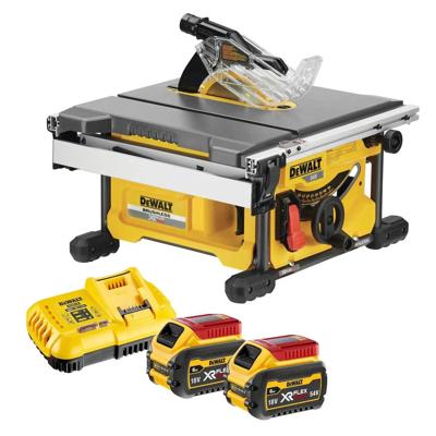 DeWALT DCS7485T2 Accu Zaagtafel 210mm 54V XR FlexVolt 6.0Ah DeWALT DCS7485T2 Accu Zaagtafel 210mm 54V XR FlexVolt 6.0Ah