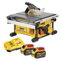 DeWALT DCS7485T2 Accu Zaagtafel 210mm 54V XR FlexVolt 6.0Ah - thumbnail