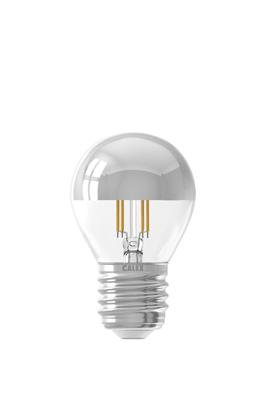 CALEX - LED Lamp - Kogelspiegellamp Filament P45 - E27 Fitting - 4W - Dimbaar - Warm Wit 2700K - Chroom