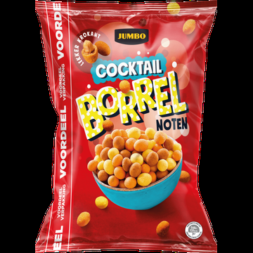 Jumbo Cocktail Borrelnoten Voordeelverpakking 500 g Jumbo Cocktail Borrelnoten Voordeelverpakking 500 g