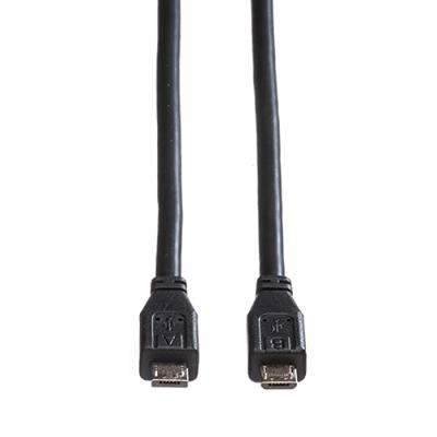 ROLINE USB 2.0 Kabel, Micro USB A Male - Micro USB B Male, 1,8m