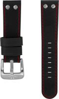 Horlogeband TW Steel TW661 / TWB661 Leder Zwart 22mm - thumbnail
