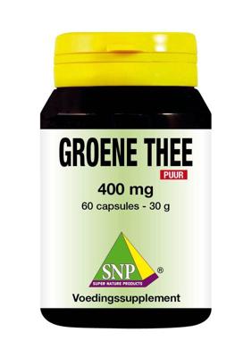 SNP Groene thee 400 mg puur 60 Vegetarische capsules