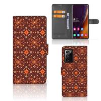 Samsung Galaxy Note20 Ultra | Telefoon Hoesje | Batik Brown - thumbnail